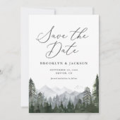Rustische Bindboompijn Save The Date (Voorkant)