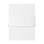 Rustische Bindboompijn Uitnodigingen Wikkel (Achterkant Voorbeeld)