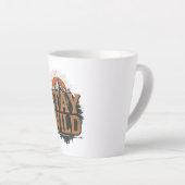 Rustische 'Blijf Wild' Wandelgraphic Latte Mok (Rechterhoek)