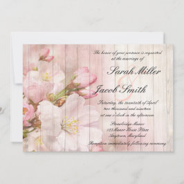 Rustische bloemen | Kerry Blossom Wedding Kaart