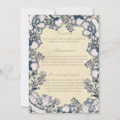 Rustische  Bloemvlakkerlichten Kaart (Voorkant)