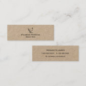 Rustische Boerderij voor kippen|Landbouwers Markt Mini Visitekaartje (Voorkant / Achterkant)