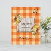 Rustische boerderijgingham, scheidsrechter (Staand voorkant)