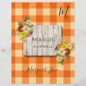 Rustische boerderijgingham, scheidsrechter (Voorkant)