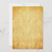 Rustische boom met strings van het hoogtepunt van kaart (Achterkant)