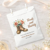 Rustische Boots en bubble Western Vrijgezellenfees Bedankzakje (Geknipt)