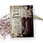 Rustische Boots Last Rodeo Westerne Bachelorette P Kaart