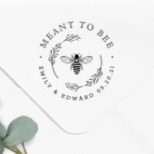 Rustische botanische reuzengeur tot weddenschap rubberstempel