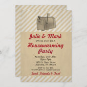 Rustische brievenbus voor huisopwarming Kaart (Voorkant / Achterkant)