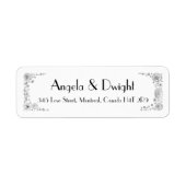 Rustische bruiloft naar landstijl etiket (Voorkant)