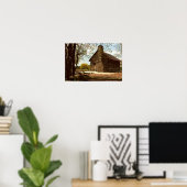 Rustische Cabin Print (Thuiskantoor)