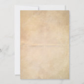 Rustische Cartoon BBQ en bier 50e verjaardag Kaart (Achterkant)