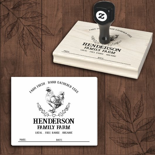 Rustische cichorei-kartonijstempel rubberstempel