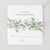 Rustische Daffodils en wilde bloemen Plaatskaartje (Buitenkant ongevouwen)