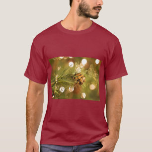 Rustische dennenappel T-shirt – Natuurlijke boscha