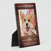 Rustische dierenarts Hartelijk dank Aangepaste fot Fotoplaat (Zijkant)