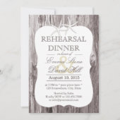 Rustische driftwood-garnaal kaart (Voorkant)