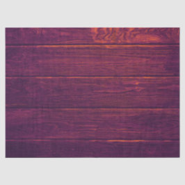 Rustische elegante katoentextuur Paarse houten kor Tissuepapier