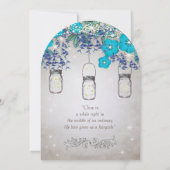 Rustische en Romantische Mason Jar onder de sterre Kaart (Achterkant)