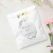 Rustische eucalyptus bedankzakje (Gezegeld)