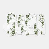 Rustische eucalyptus Leaves Wedding Bedankdoosjes (Uitgevouwen)