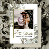 Rustische eucalyptus & pine Love & Bedankt Weddens