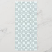 Rustische Eucalyptus waterverf groen en wit huweli Menu (Achterkant)