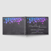 Rustische eucalyptusbotanische slotwoord gastenboek (Volledig)