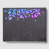 Rustische eucalyptusbotanische slotwoord gastenboek (Achterkant)