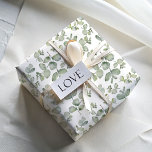 Rustische Eucalyputus Sage Green Waterverf Inpakpapier Vel<br><div class="desc">Robuust en eenvoudig eucalyputusontwerp,  met witte bladeren die met de hand worden getekend en in de waterverf worden geschilderd. Dit is een naadloos patroon dat is gerangschikt in een multi-directionele herhaling. Elk blad van cadeauomslag is een verschillende schaal.</div>
