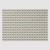 Rustische Ezel Kerst Tissuepapier (Voorkant)