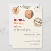 Rustische feestdag kaart (Voorkant)