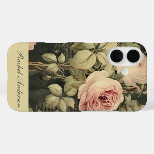 Rustische Floral Case-Mate iPhone Case (Achterkant (horizontaal))