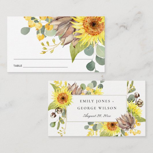 RUSTISCHE GESCHIKTE EUCALYPTUS PLACE-KAARTEN VISITEKAARTJE (Voorkant / Achterkant)