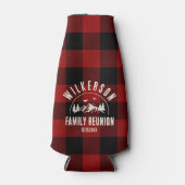 Rustische gezinshereniging Cabin Lake House Red Ps Flesjeskoeler (Voorkant)