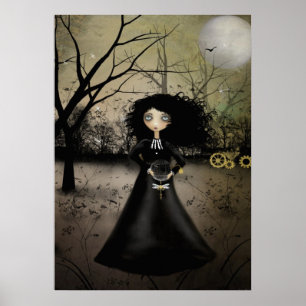 Rustische Gothic Steampunk Alchemy Art Poster