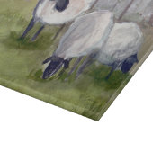 Rustische graasschapen snijplank (Hoek)