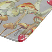 Rustische Herfst Autumn Mushroom Woodland Natuur G Snijplank (Hoek)