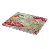 Rustische Herfst Autumn Mushroom Woodland Natuur G Snijplank (Hoek)