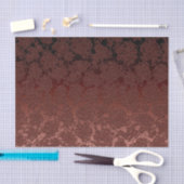 Rustische Herfst Brown Floral Pattern Tissuepapier (Craft)