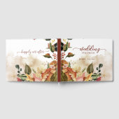 Rustische Herfst Floral Wedding Gastenboek (Volledig)