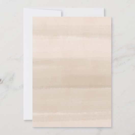 Rustische Herfst Greenery White Pumpkin Baby Sprin Kaart (Achterkant)