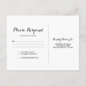 Rustische Herfst herfst Boom Twinkle Light Wedding Uitnodiging Briefkaart (Achterkant)