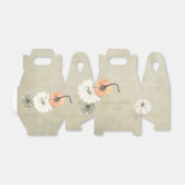 Rustische Herfst herfst White, Oranje pompoenen br Bedankdoosjes (Uitgevouwen)