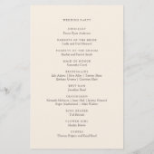 Rustische Herfst najaar Floral Foliage Wedding Pro (Achterkant)