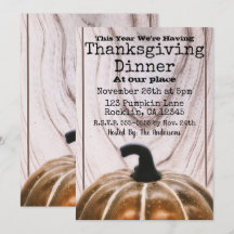 Rustische Herfst najaar pompoen Thanksgiving diner