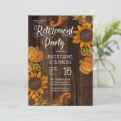 Rustische Herfst | Najaarsfeest van de zondbloem Kaart (Staand voorkant)