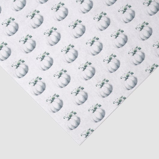 Rustische Herfst Pumpkin Tissuepapier (Detail)