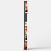 Rustische herhaling van roodkoraalrosetten, gekaar Case-Mate iPhone case (Achterkant / Rechts)