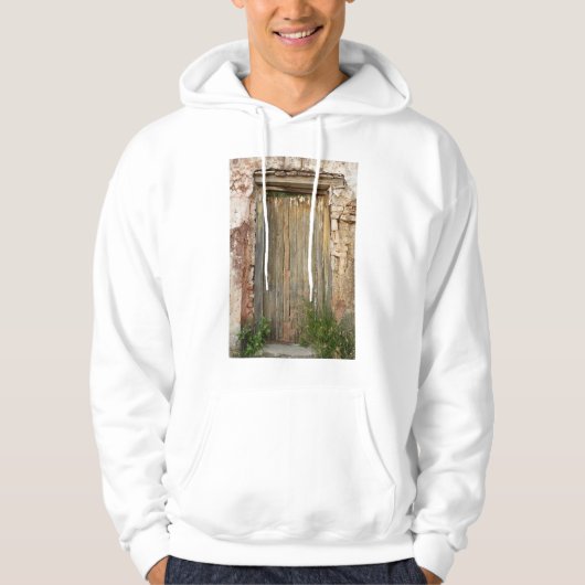 Rustische houten doorgang in Mexico Hoodie (Voorkant)